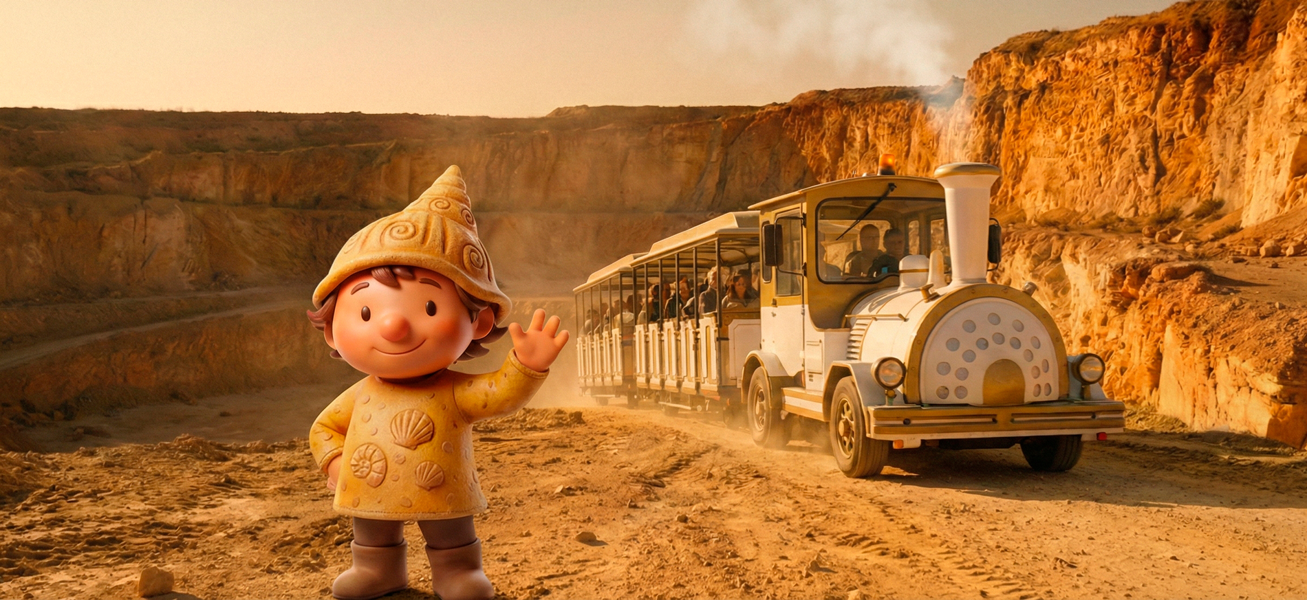 Vintage tourist train